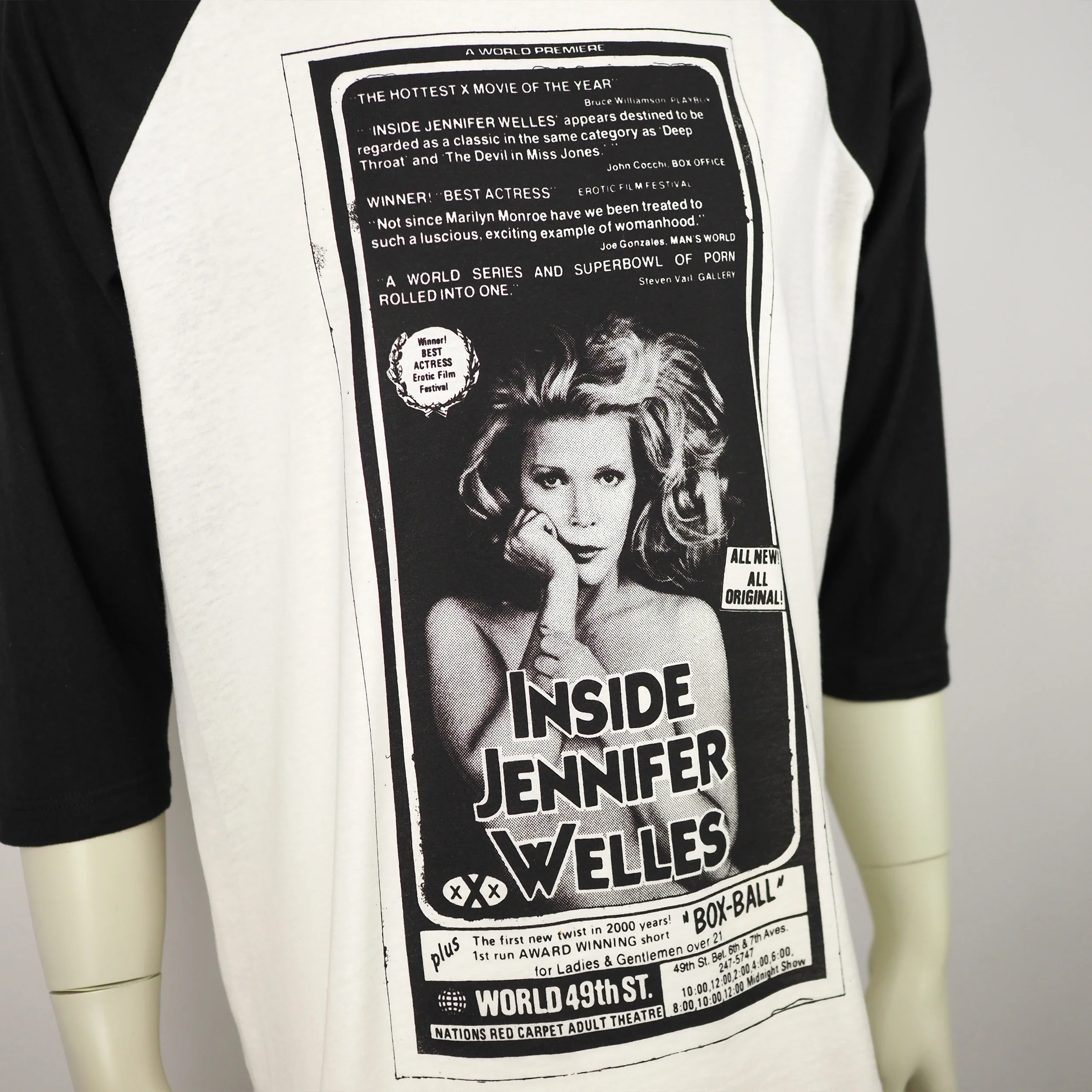 Inside Jennifer Welles - 3/4 Sleeve Jersey Shirt - Image 4